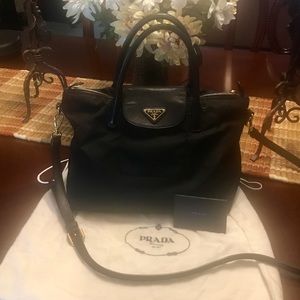 Prada Nylon/Leather Bag